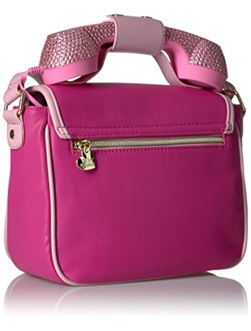 Betsey Johnson women's Kitsch Phone Bag Crossbody, Pink, One Size US