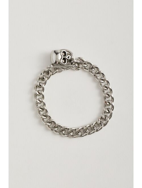 Urban Outfitters Syd Skull Toggle Bracelet