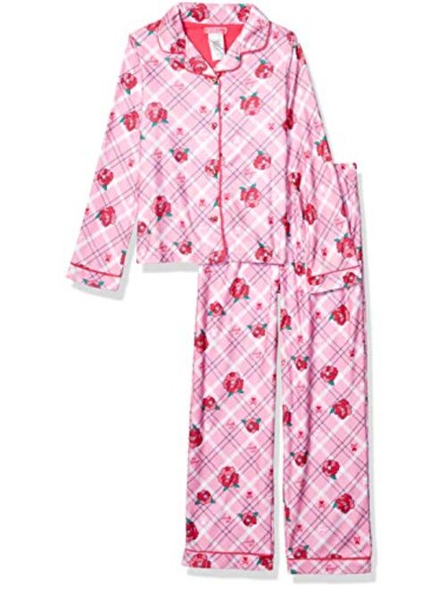Betsey Johnson Girls' Big Button Down Pajama Set