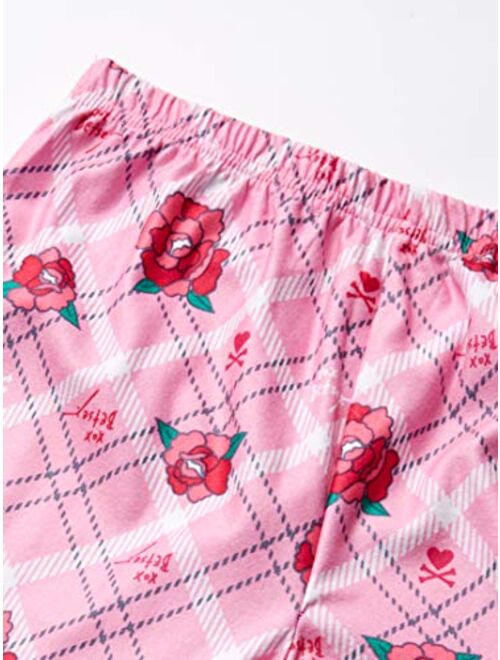 Betsey Johnson Girls' Big Button Down Pajama Set