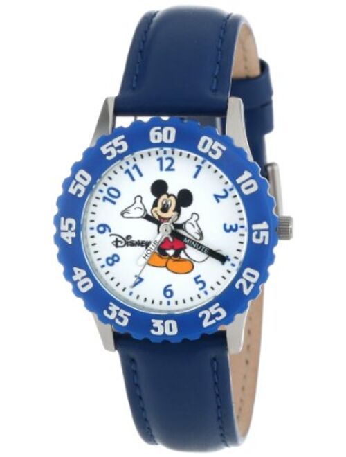 Disney Kids' W000005 Mickey Mouse Stainless Steel Time Teacher Watch