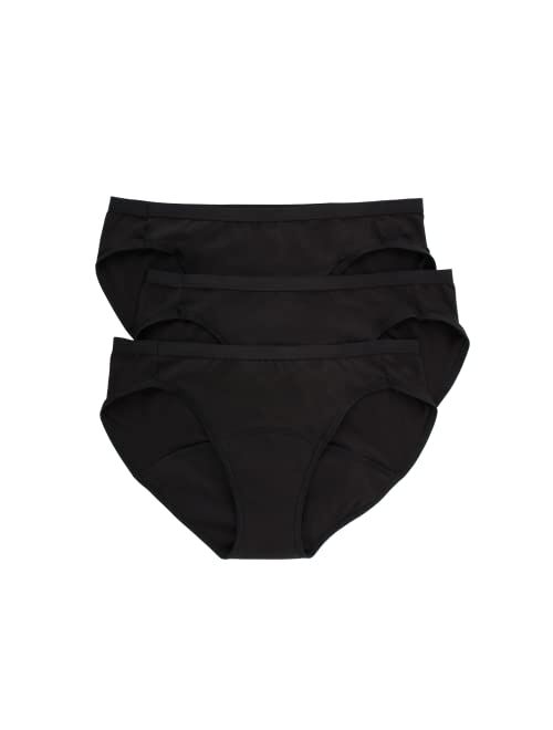 Hanes Fresh & Dry Light Period Underwear Bikini 3-pk FD42AS