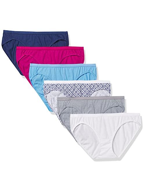 Women's Hanes Ultimate® 6-Pack Breathable Cotton Bikini Panty 42H6CC