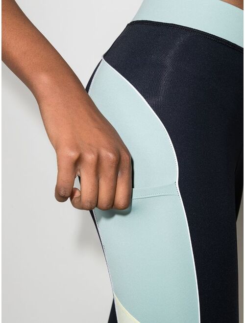 P.E Nation Playoff colour-block leggings