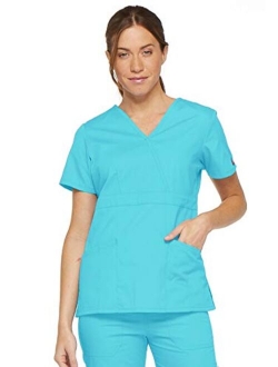 Women's EDS Signature Mock Wrap Top with Multiple Instrument Loop