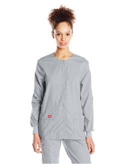 Women's EDS Signature Scrubs Missy Fit Snap Front Warm-up Jacket