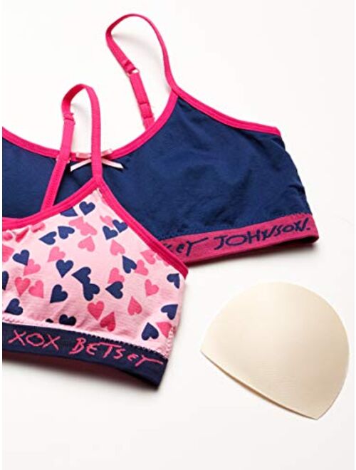 Betsey Johnson Girls' 2 Pack Bra