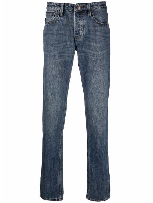 Emporio Armani low-rise straight-leg jeans