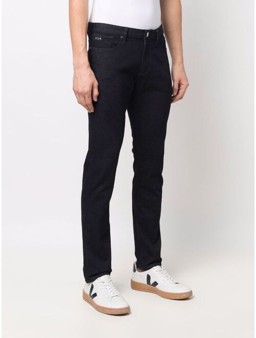 Emporio Armani high-rise fitted jeans