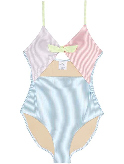 shade critters Monokini - Seersucker Color-Block (Little Kids/Big Kids)