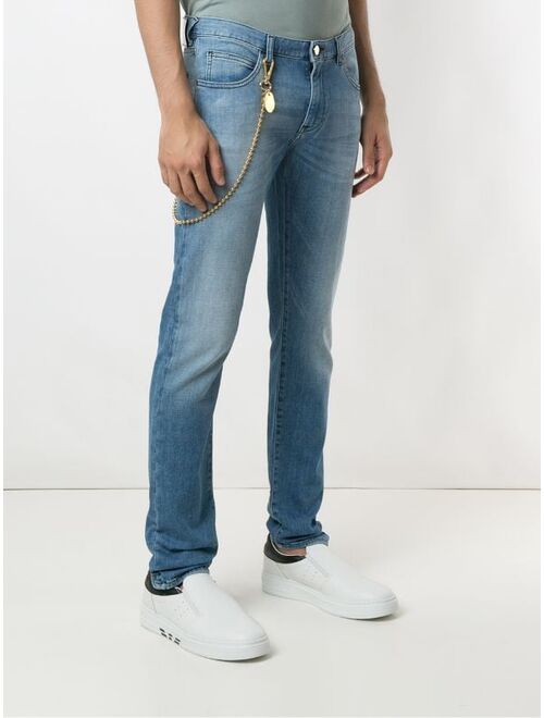 Emporio Armani slim faded jeans