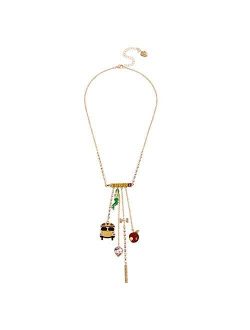 Back to School Mixed Charm Y-Necklace