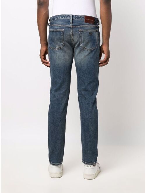 Emporio Armani low-rise slim-fit jeans