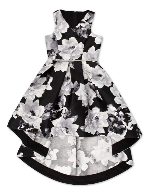Speechless Big Girls Floral Social Hi Low Dress
