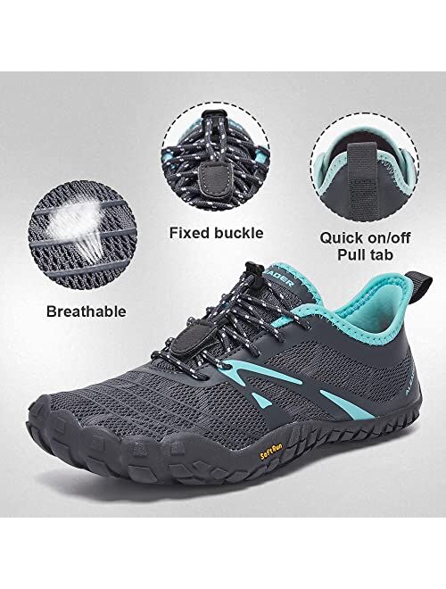 ALEADER Women's Barefoot Trail Running Shoes Minimalist | Wide Toe | Zero Drop