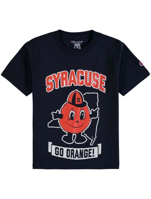 Champion Youth Navy Syracuse Orange Strong Mascot T-shirt