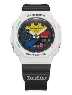 G-Shock Men's Analog Digital Rubik's Black Resin Strap Watch 45mm