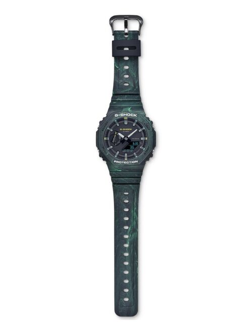 Casio G-Shock Men's Analog Digital Green Resin Strap Watch 45mm