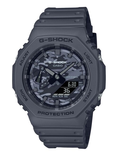 Casio G-Shock Men's Analog Digital Gray Resin Strap Watch 45mm