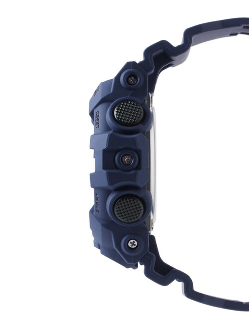 Casio G-Shock Men's Analog Digital Blue Resin Strap Watch 53mm