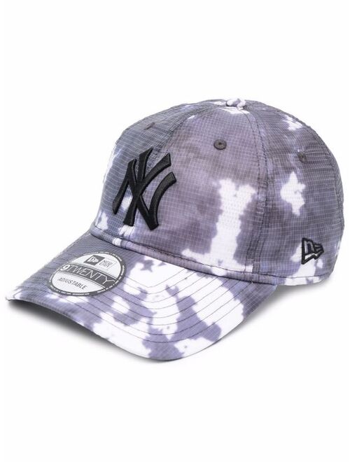 NEW ERA CAP embroidered-.logo tie-dye cap
