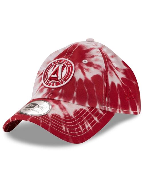 New Era Men's Red Atlanta United FC Tie-Dye Casual Classic 9TWENTY Adjustable Hat