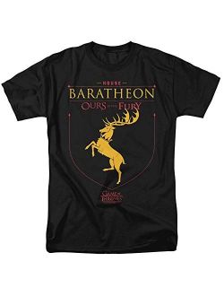 Logovision Game of Thrones House Shields Collection Unisex Adult T Shirt