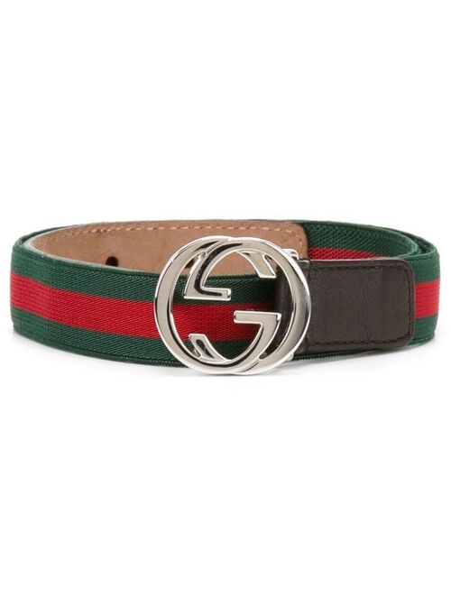 Gucci Kids Web GG buckle belt