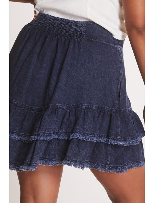 Pilcro Flirty Mini Skirt
