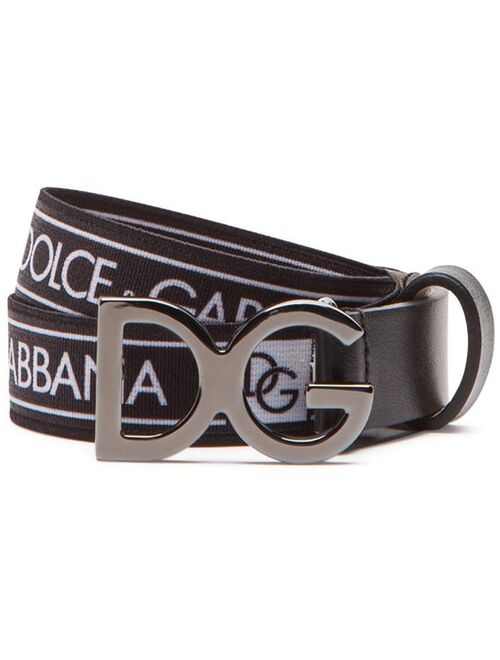 Dolce & Gabbana logo-print belt