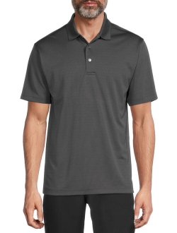 Men's and Big Men's Ventilated Performance Polo Shirt, Up to Sizes 5XL