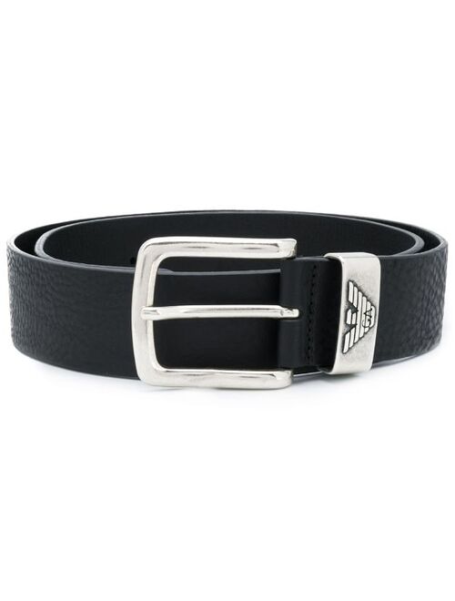 Emporio Armani logo plaque belt