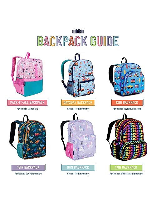 Wildkin 12 Inches Backpack for Toddlers, Boys and Girls, Ideal for Daycare, Preschool and Kindergarten, Perfect Size for School and Travel, Mom's Choice Award Winner, Oli