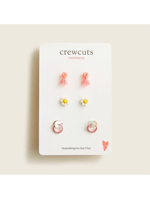 J.Crew Girls' spring-forward earrings pack