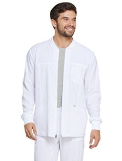 EDS Essentials Men Warm Up Scrubs Jacket Zip Front DK320