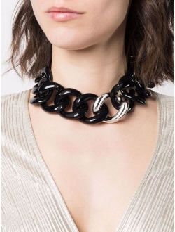 chunky curb chain necklace