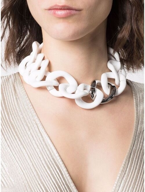 Emporio Armani chunky curb chain necklace
