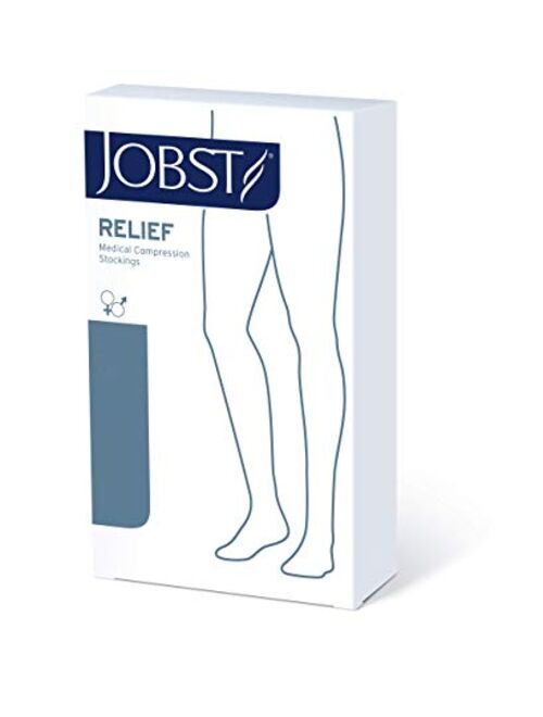 JOBST Relief Knee High 20-30 mmHg Compression Socks, Closed Toe, Beige, Large