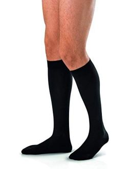 JOBST forMen Knee High 15-20 mmHg Compression Socks, Closed Toe, X-Large, Black