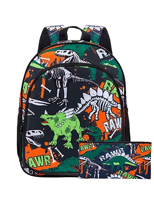 Buy Ccjpx Toddler Backpack, 12.5” Dinosaur Preschool Bookbag for Boys ...