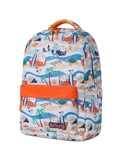 Snug Kids Backpack for School, Sports and Travel Perfect for Ages 4+ (Dinosaurs)