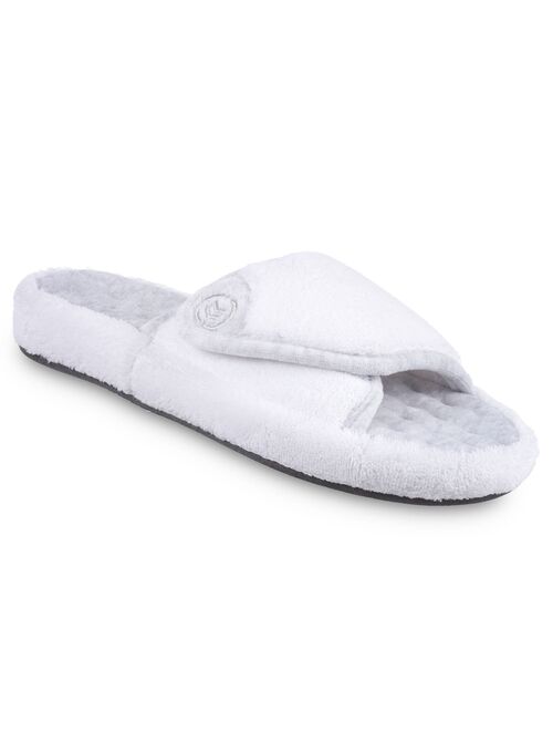 Women's isotoner Microterry Pillowstep Spa Slippers with Memory Foam