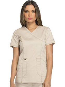 Essense DK804 Women's Mock Wrap Top