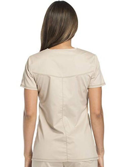 Dickies Essense DK804 Women's Mock Wrap Top