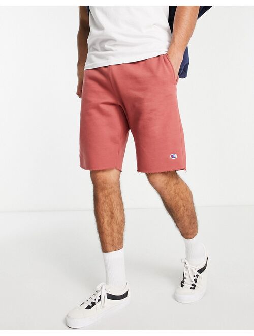 Champion small logo shorts in brown
