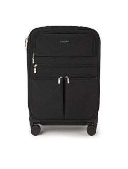 unisex adult luggage only 22" Carry-on baggallini 4 wheel 22 carry on, Black, One Size US