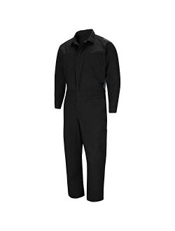 Red Kap Men's Performance Plus Lightweight Coverall with Oilblok Technology