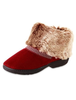 Women's Recycled Microsuede Mallory Boot Slipper, with Memory Foam