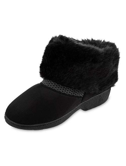 Women's Recycled Microsuede Mallory Boot Slipper, with Memory Foam