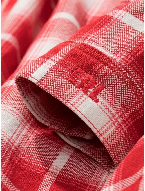 ERL KIDS check-pattern flannel shirt
